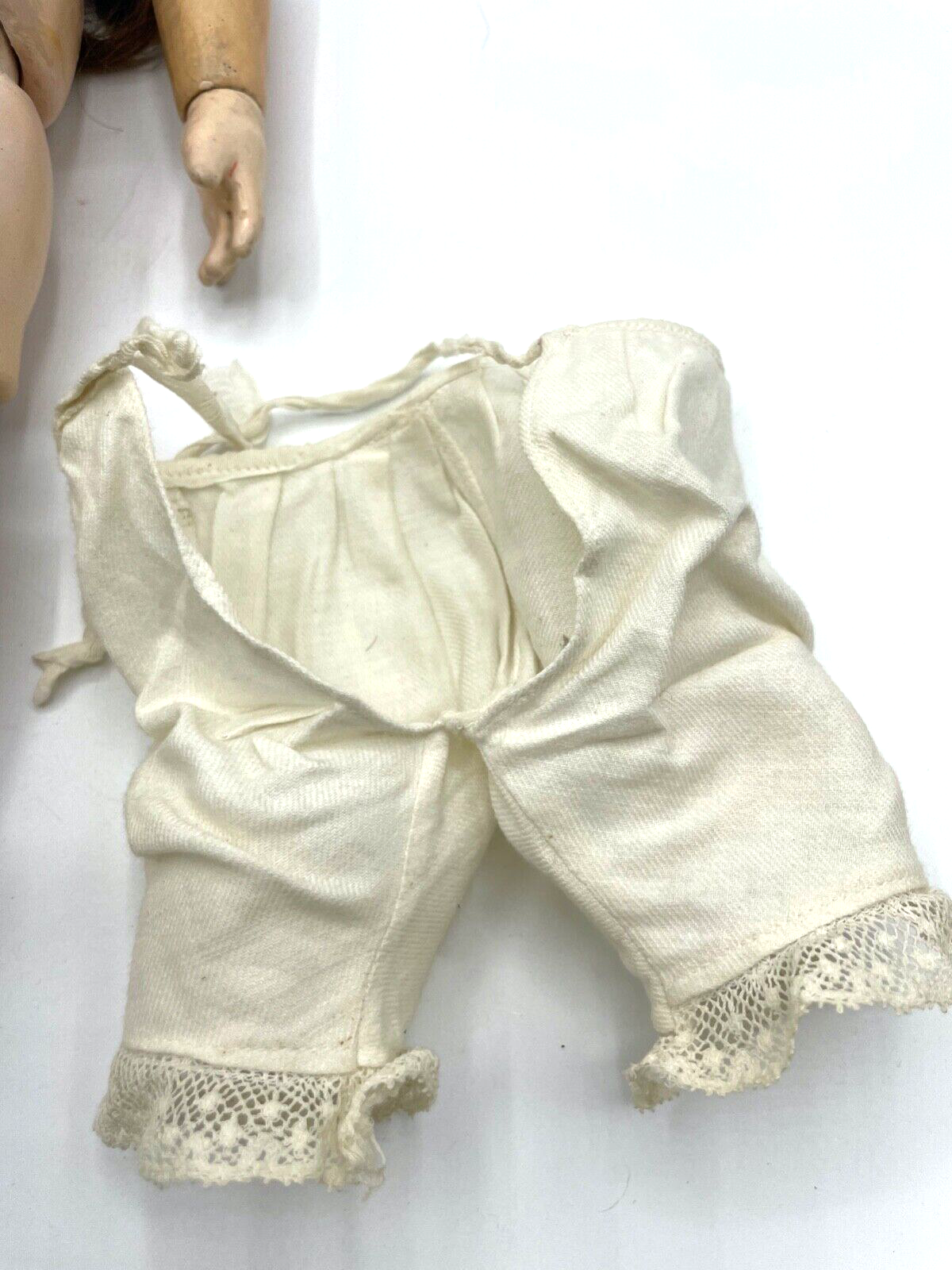 Antik K&R Kämmer & Reinhardt Porzellankopf Puppe 36 cm Gliederkörper um 1900 rar13