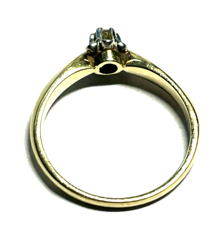 585 Gold 14 K Ring Solitär Brillant 0,2 ct. Juwelier Qualität RG 58 Verlobung6