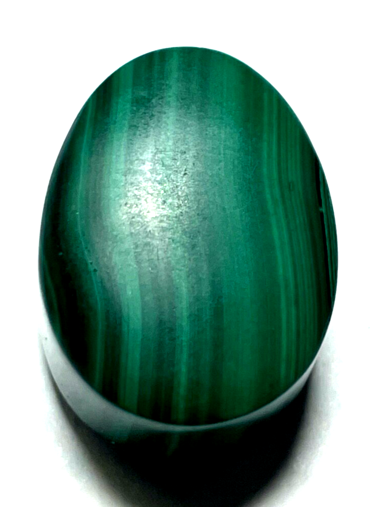 Wunderschöner polierter Anhänger Malachit Cabochon unisex8