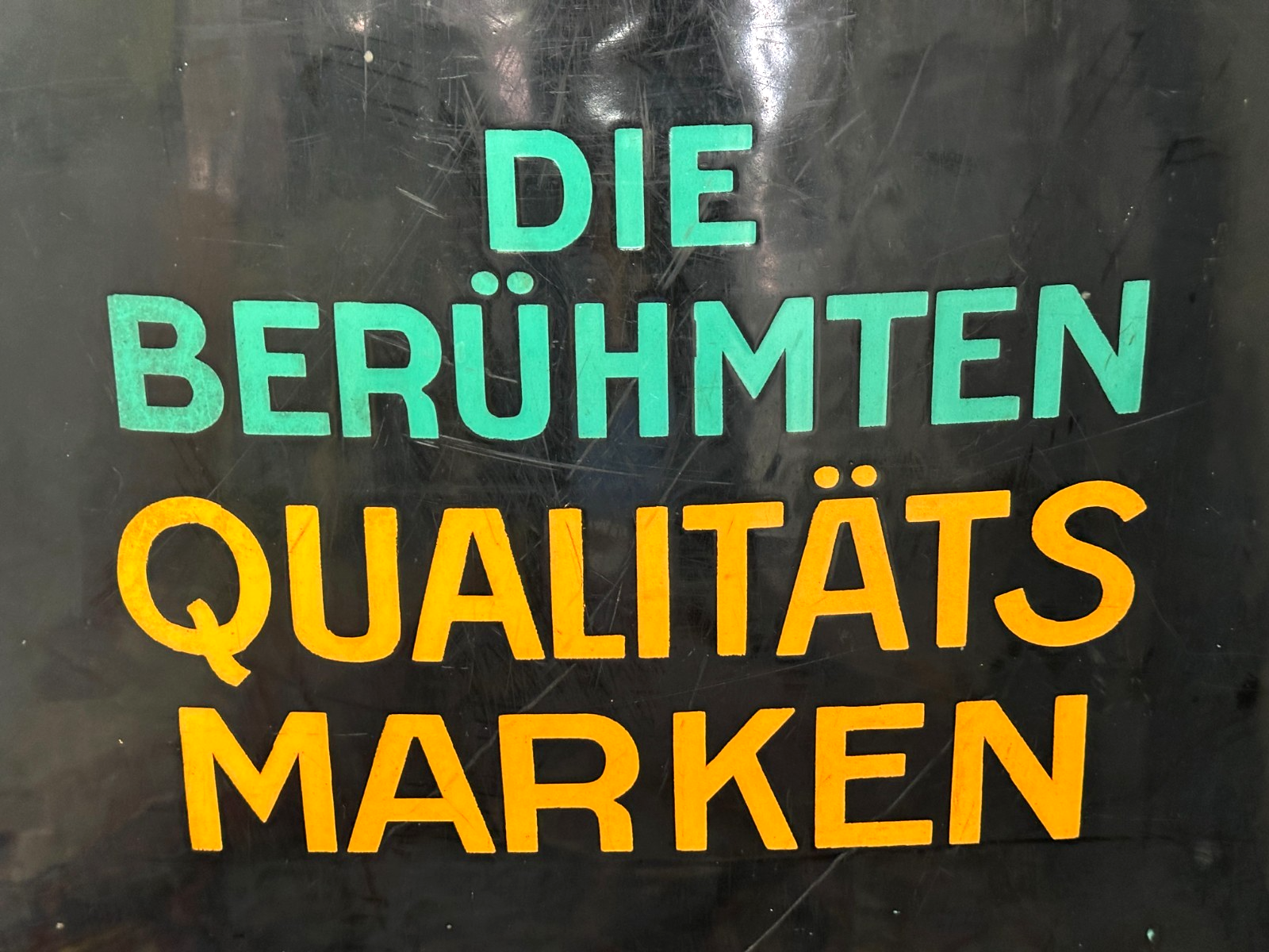A. Batschari Cigaretten „ABC“ – Emailschild um 1910 -  120×60 cm - Original6