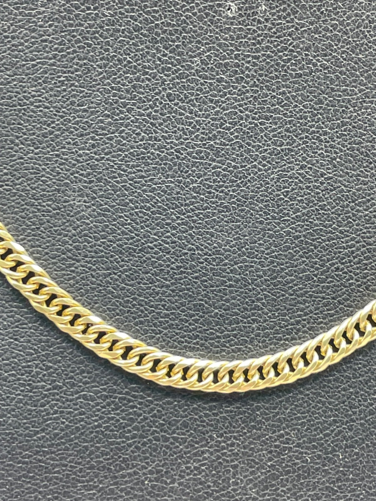 Klassisch 585 Gold 14 K Gold solide Halskette Kette L 40,5 cm B 4 mm  Juwelier1