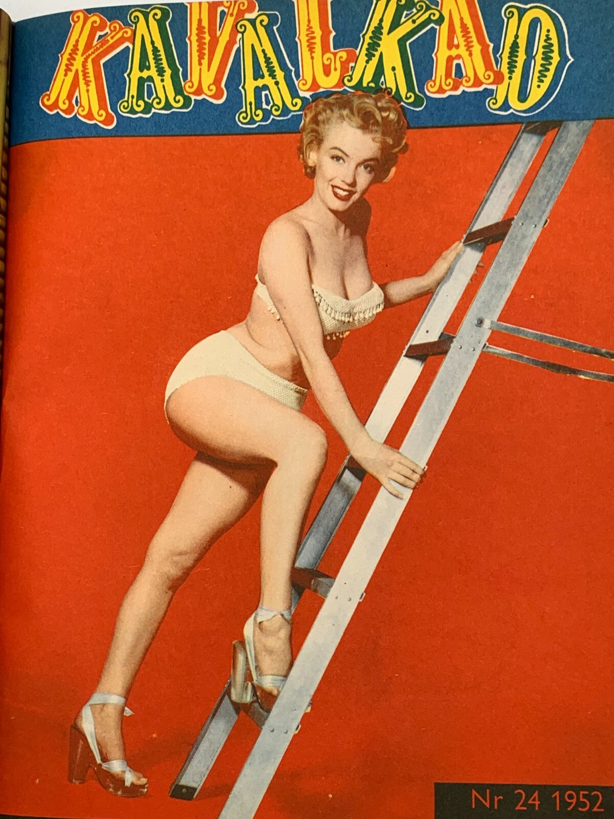 KAVALKAD 1952-1953 - Sammelband gebunden - Pin up Girls - schwedisches Magazin0