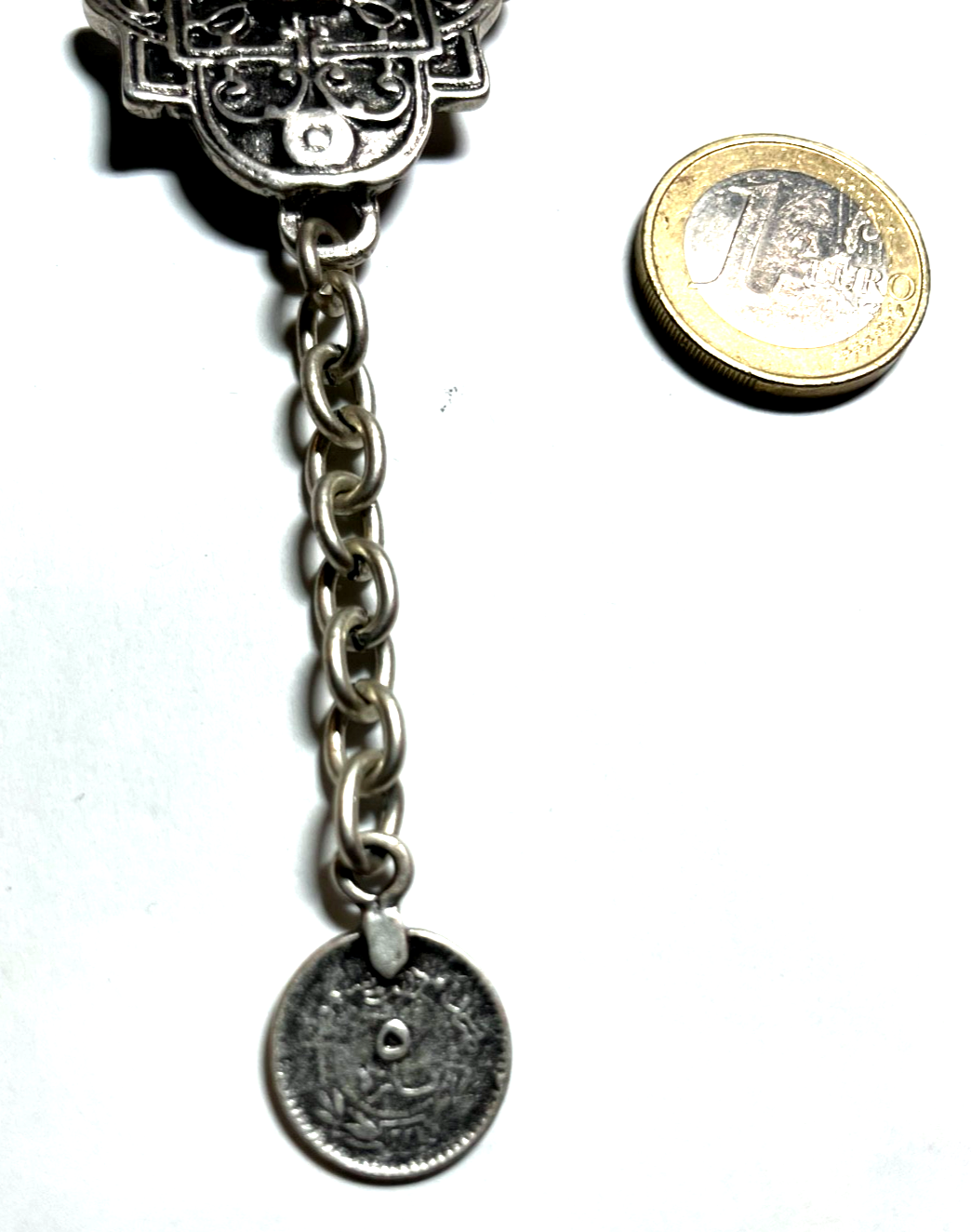 Vintage stattliches Armband Orient silber farbig top gepflegt Breite 40 mm3