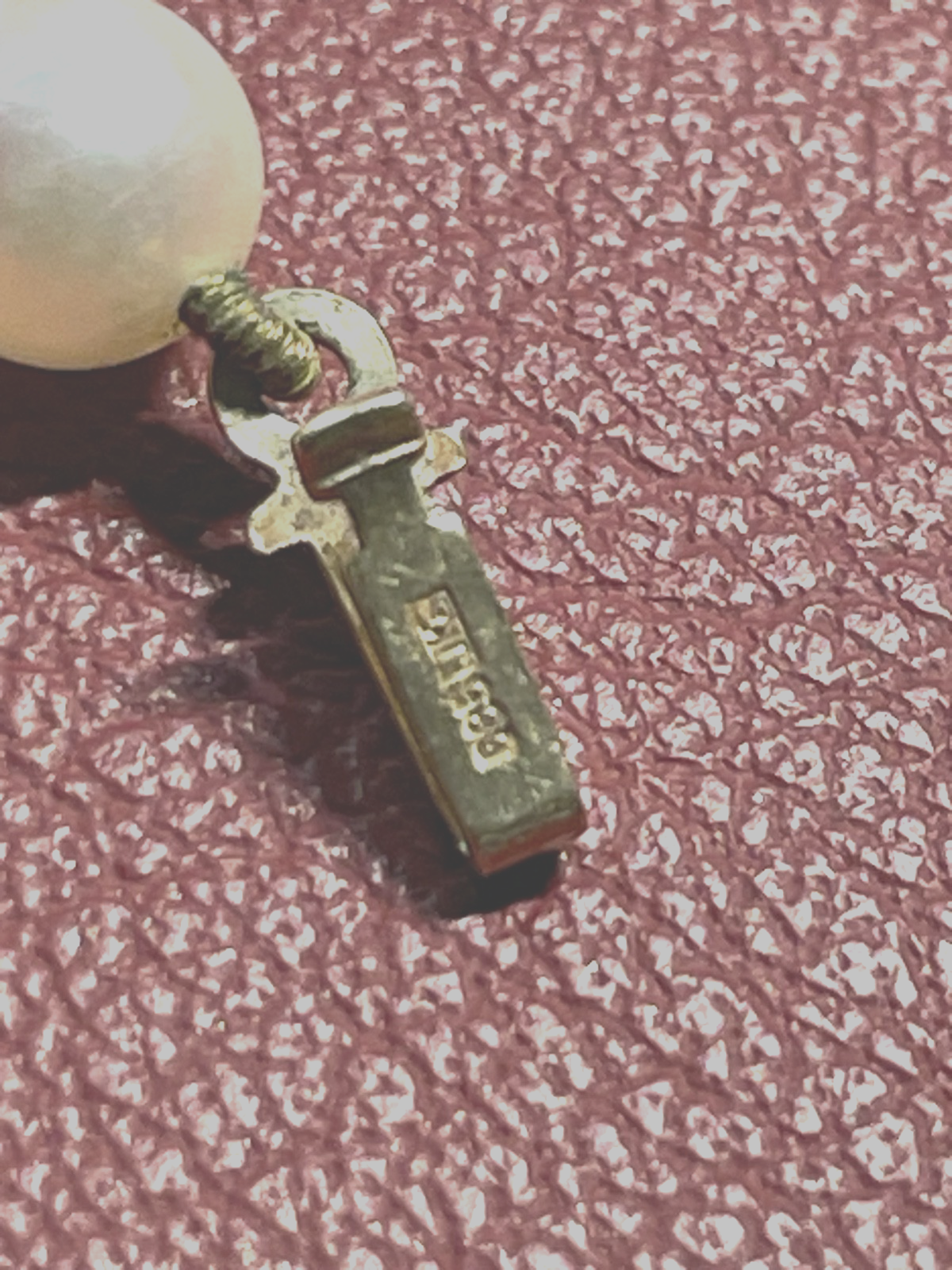 42,5 cm lang Akoya Perlen Kette Collier 585 Gold Kugel Schliesse top gepflegt1