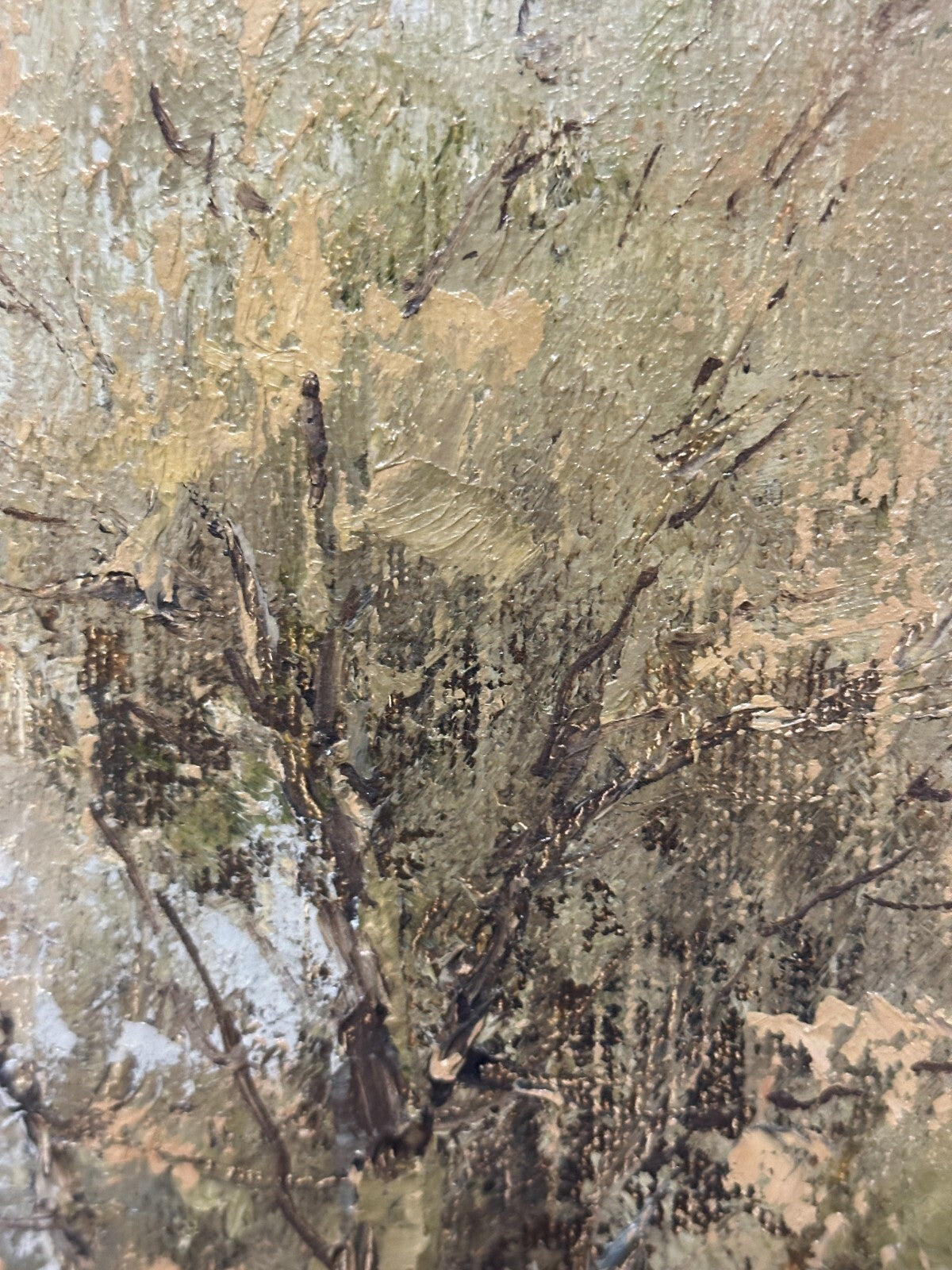 Christian Stemmeler - Landschaftsgemälde mit Gehöft - Impressionismus - signiert8