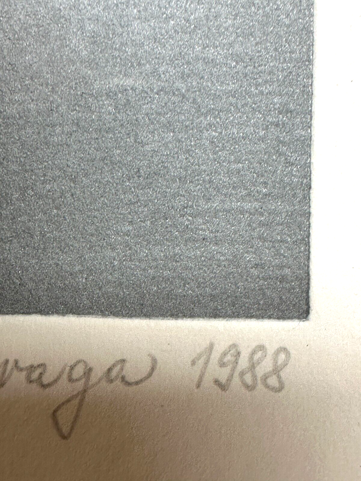 Andrzej Stanisław Gieraga - Reflief Radierung - 'czerń i biel' 1988 - sign num.9
