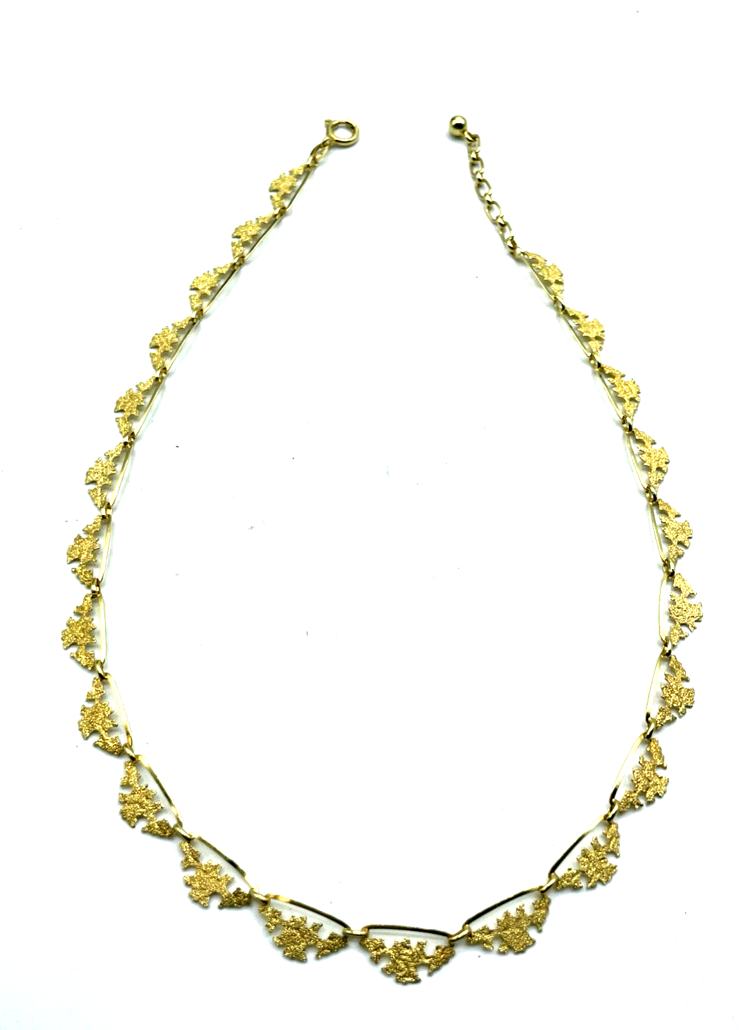 Vintage anmutiges Andreas Daub 333 Gold 8 K Collier L 42 + 3,5 cm top Zustand0