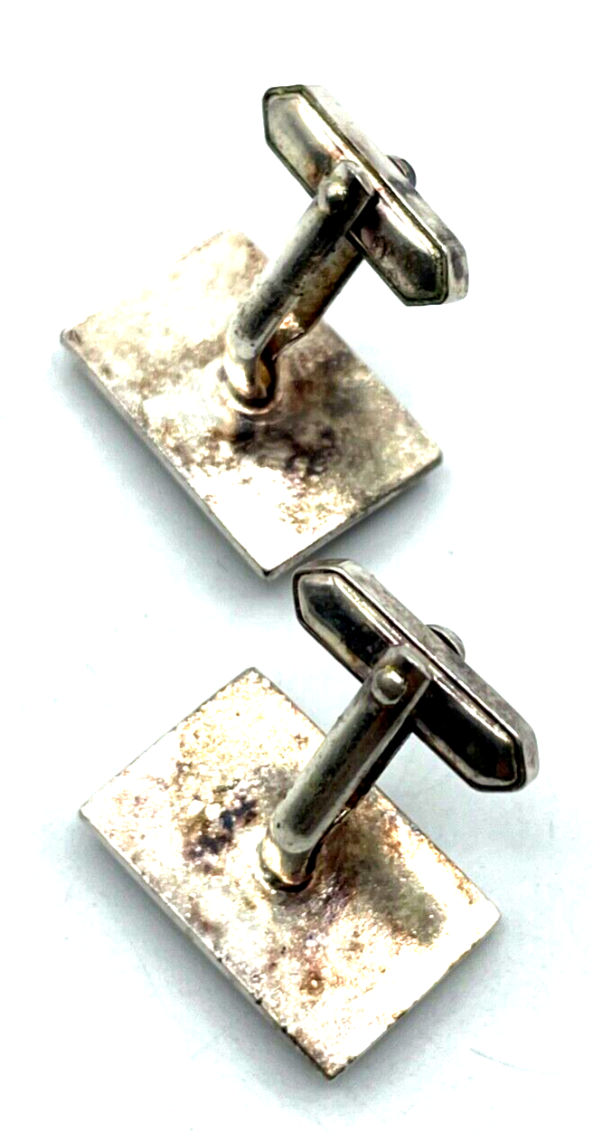 Emaille Manschettenknöpfe Bunge Schibensky Scholz Lammel midcentury Ära3