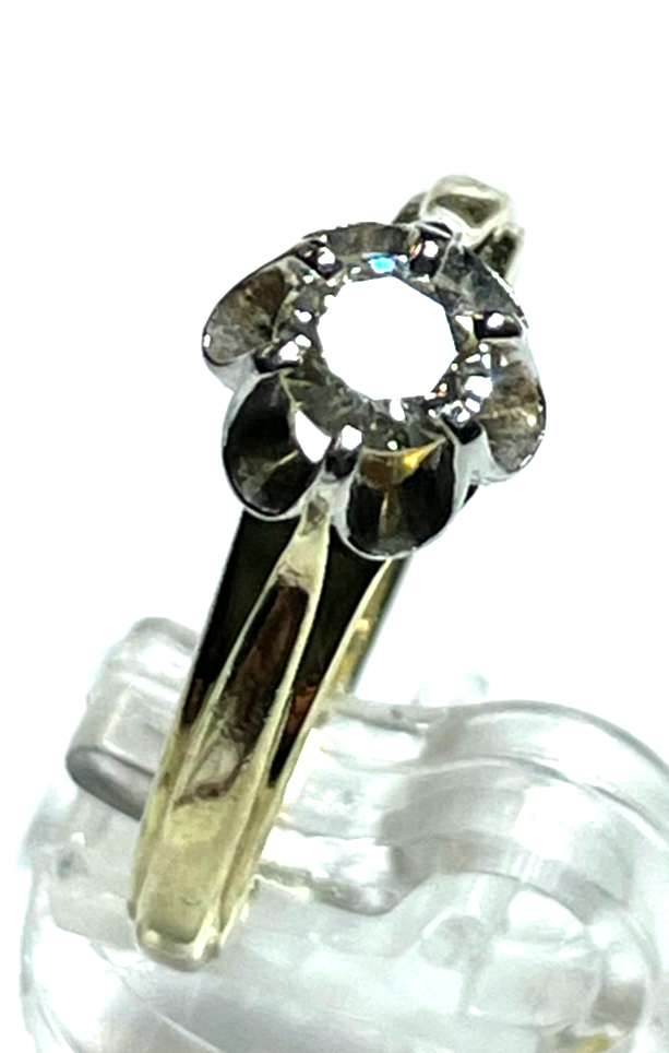 585 Gold 14 K Ring Solitär Brillant 0,5ct. Juwelier Qualität RG 54 Verlobung1