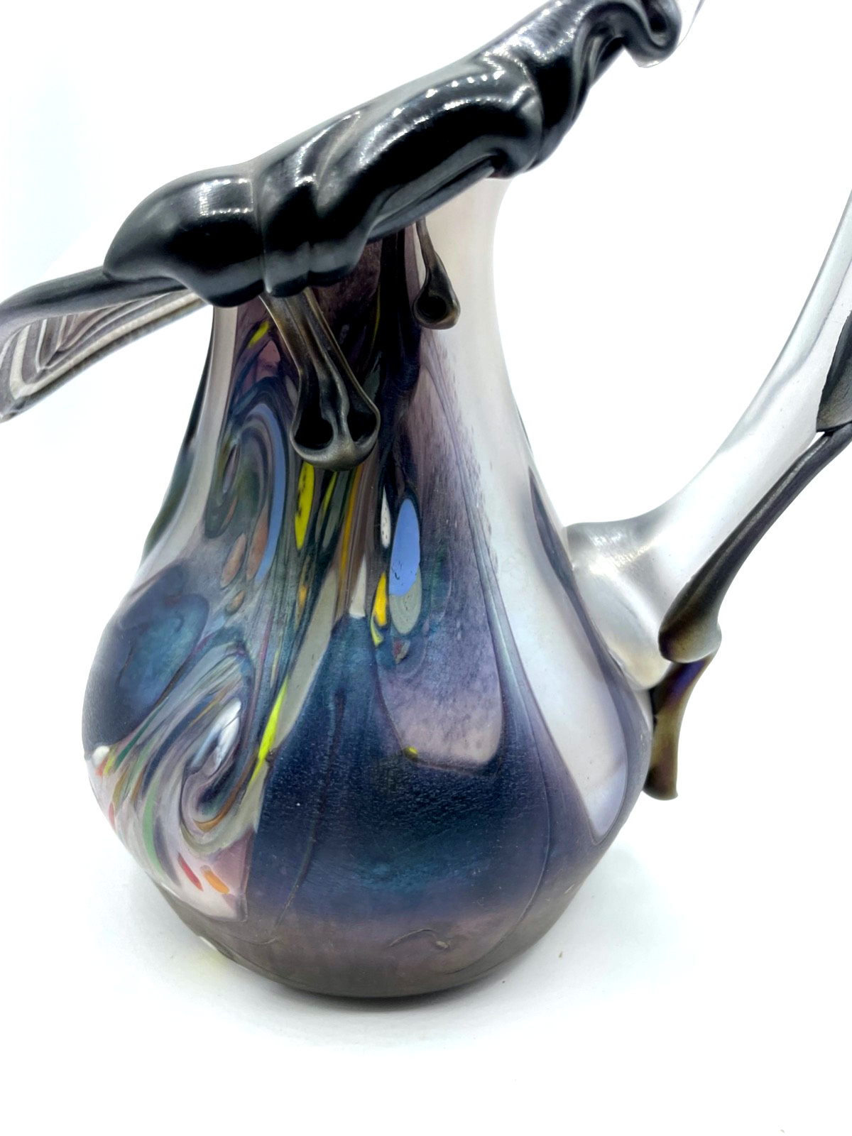 Attraktive Glaskunst Vase Designer Krug Anton Marek Grenzglashütte 1990-19997