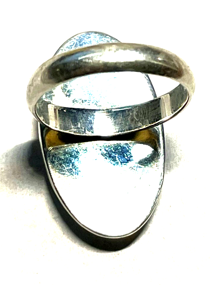 Modernes Design 925 Silber Ring gebürstete Oberfläche RG 58 Ø 18,4 mm gepflegt5