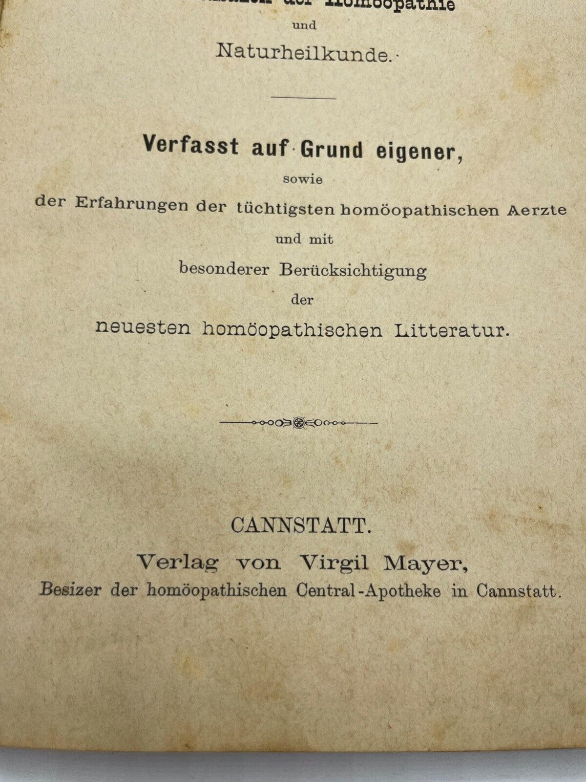 Buch Der Volksarzt Anleitung Selbstbehandlung Homöopathie Naturheilkunde um 19205