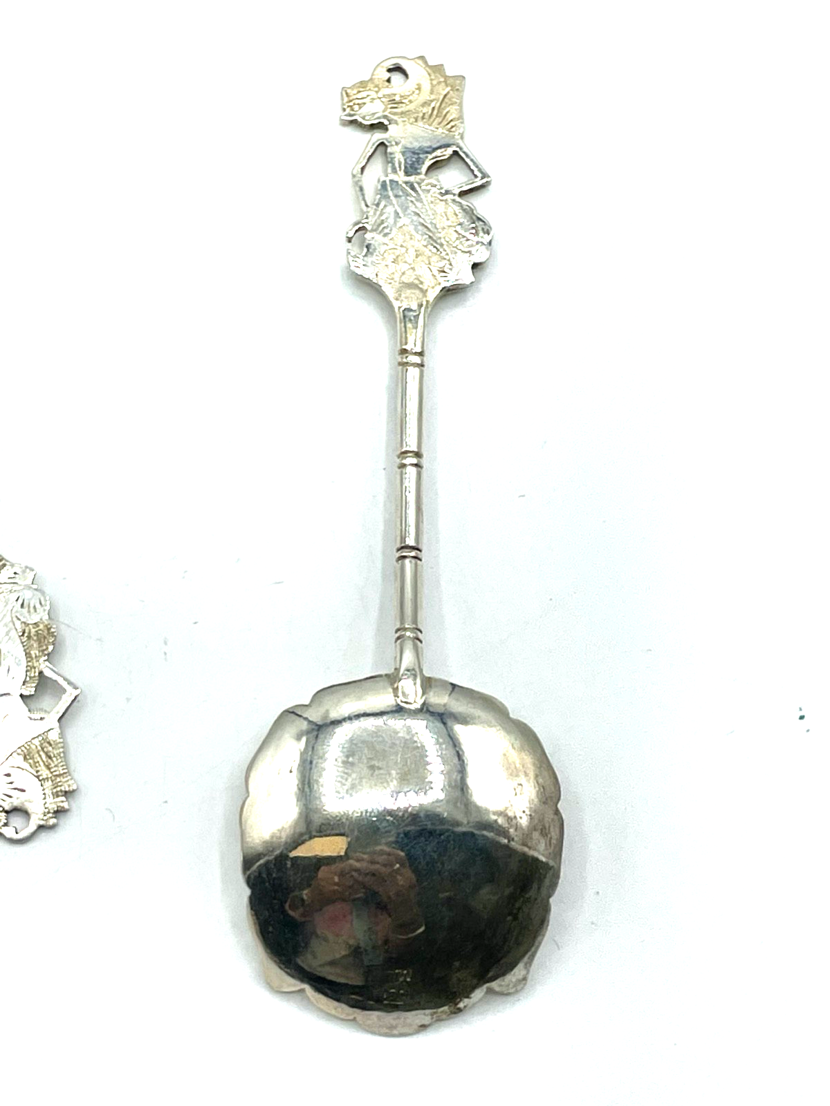 Vintage Indonesien 700 Silber Wayang Löffel Set 7 Stück. unbenutzt in Box 112 Gr7