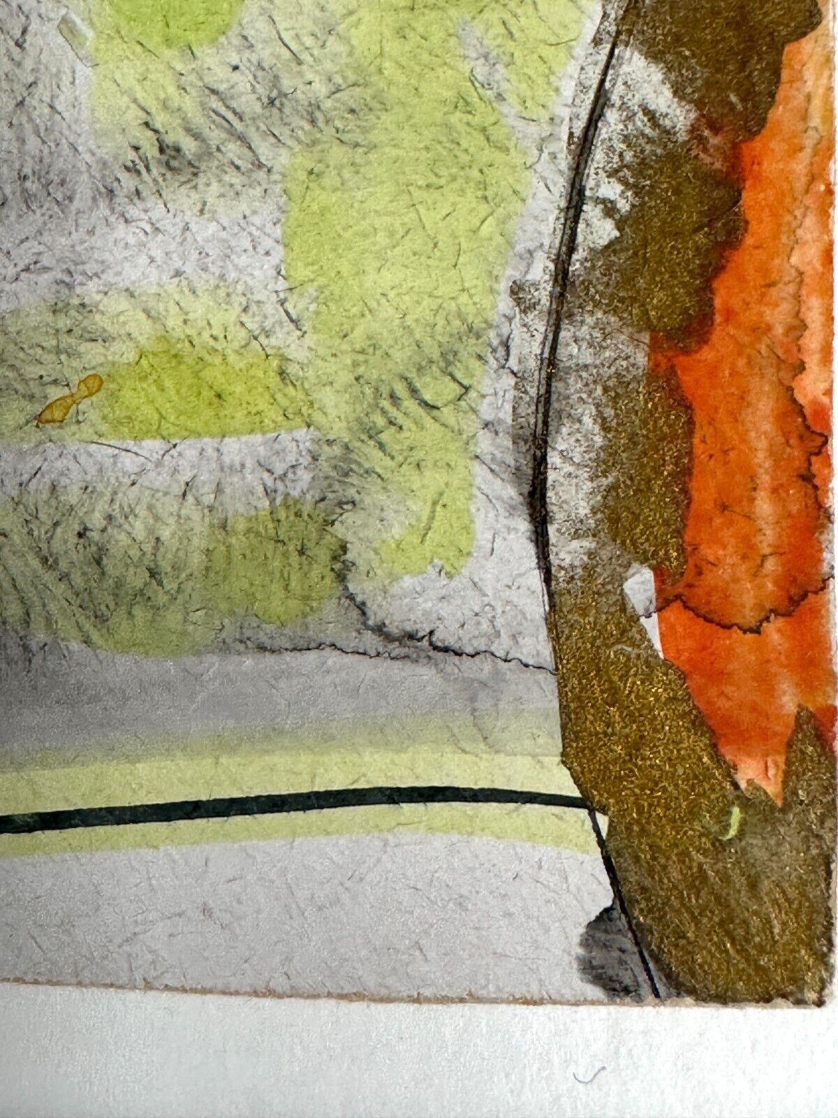 Hannah Höch - Wasserfarben Gouache auf Hartfaserplatte - 'Im innern des Baumes'12
