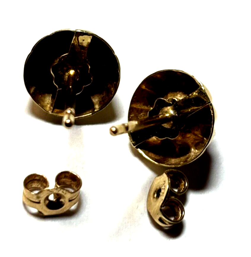 375 Gold 9 K Ohrstecker mit roter Koralle sehr gepflegt Juwelier Qualität2