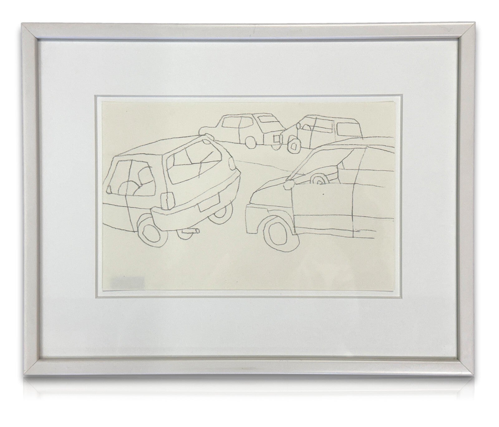 Alexander Roob - Bleistiftzeichnung 1997 - signiert - Naive Kunst / Outsider Art0