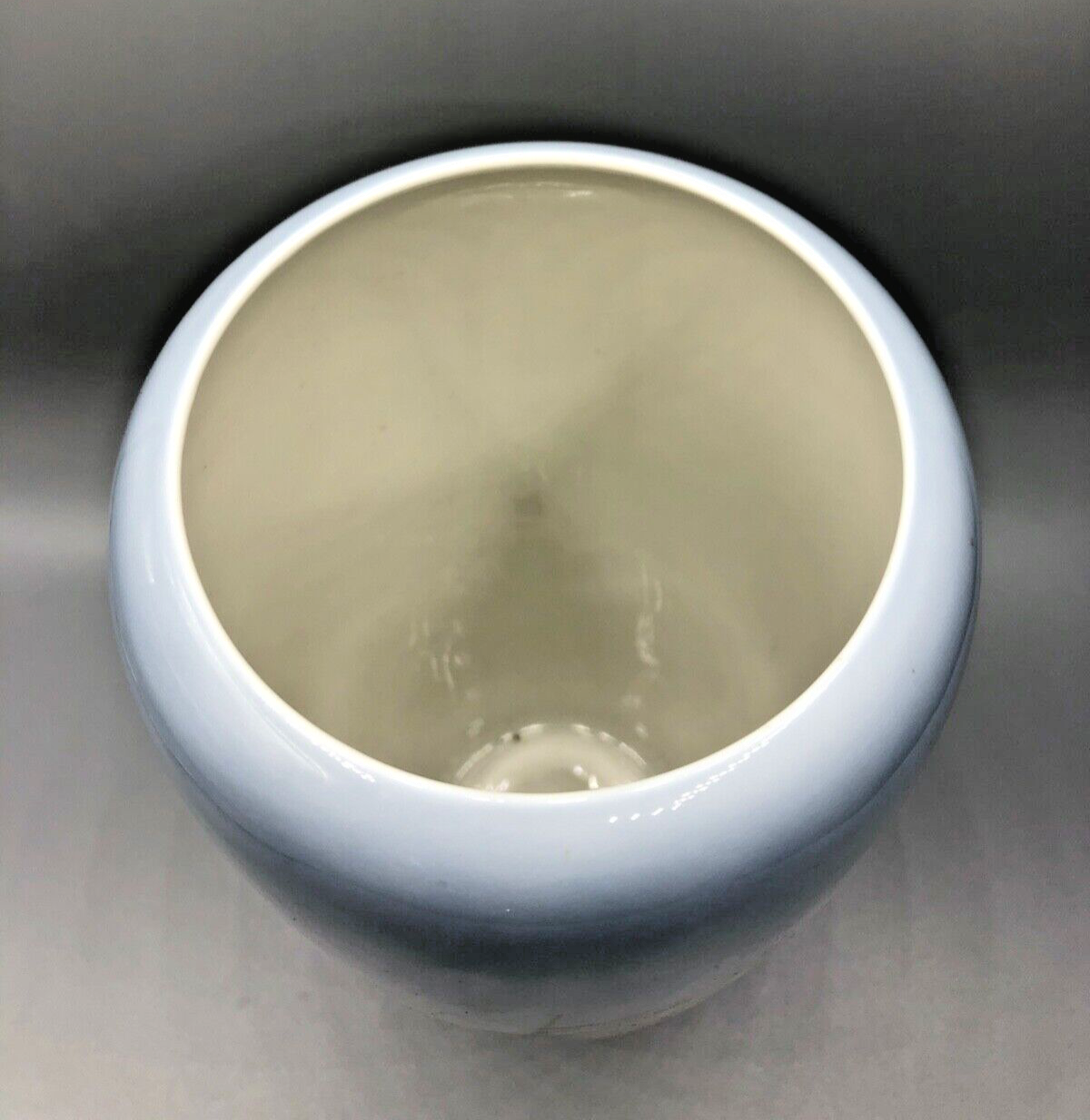 Vintage Royal Copenhagen Porzellan Vase 2609 1049 Segelschiff Küste H 23,5 cm6