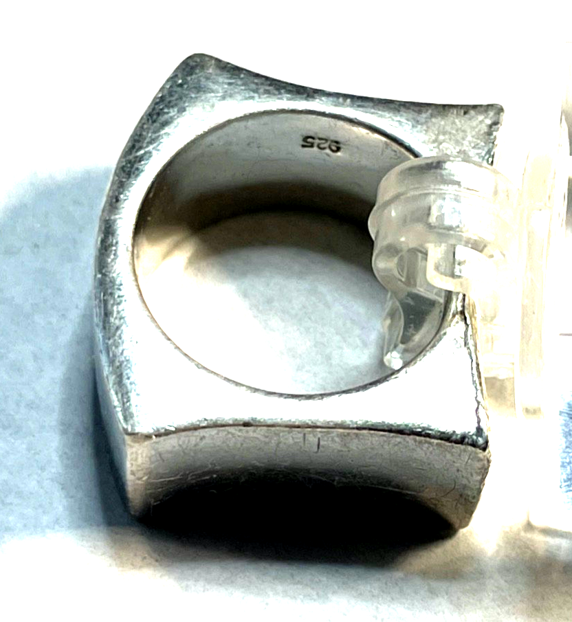 26,57 Gramm Jette Joop Europe schwerer Statement Ring 925 Silber Ø 17,5 mm RG 553