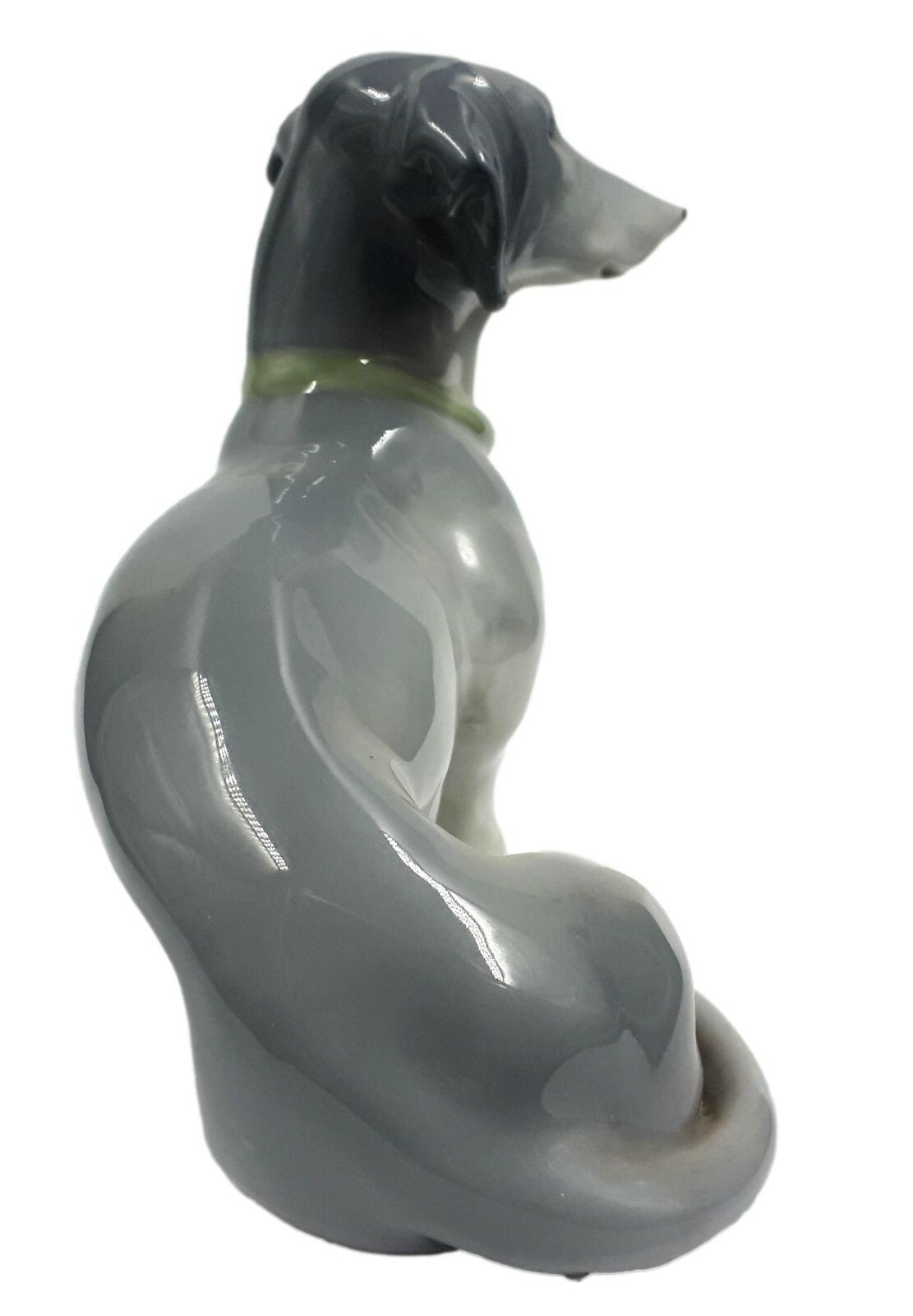 Fritz Pfeffer Gotha - Porzellan Figur - Polychrome Glasur - Hund Dackel sitzend3