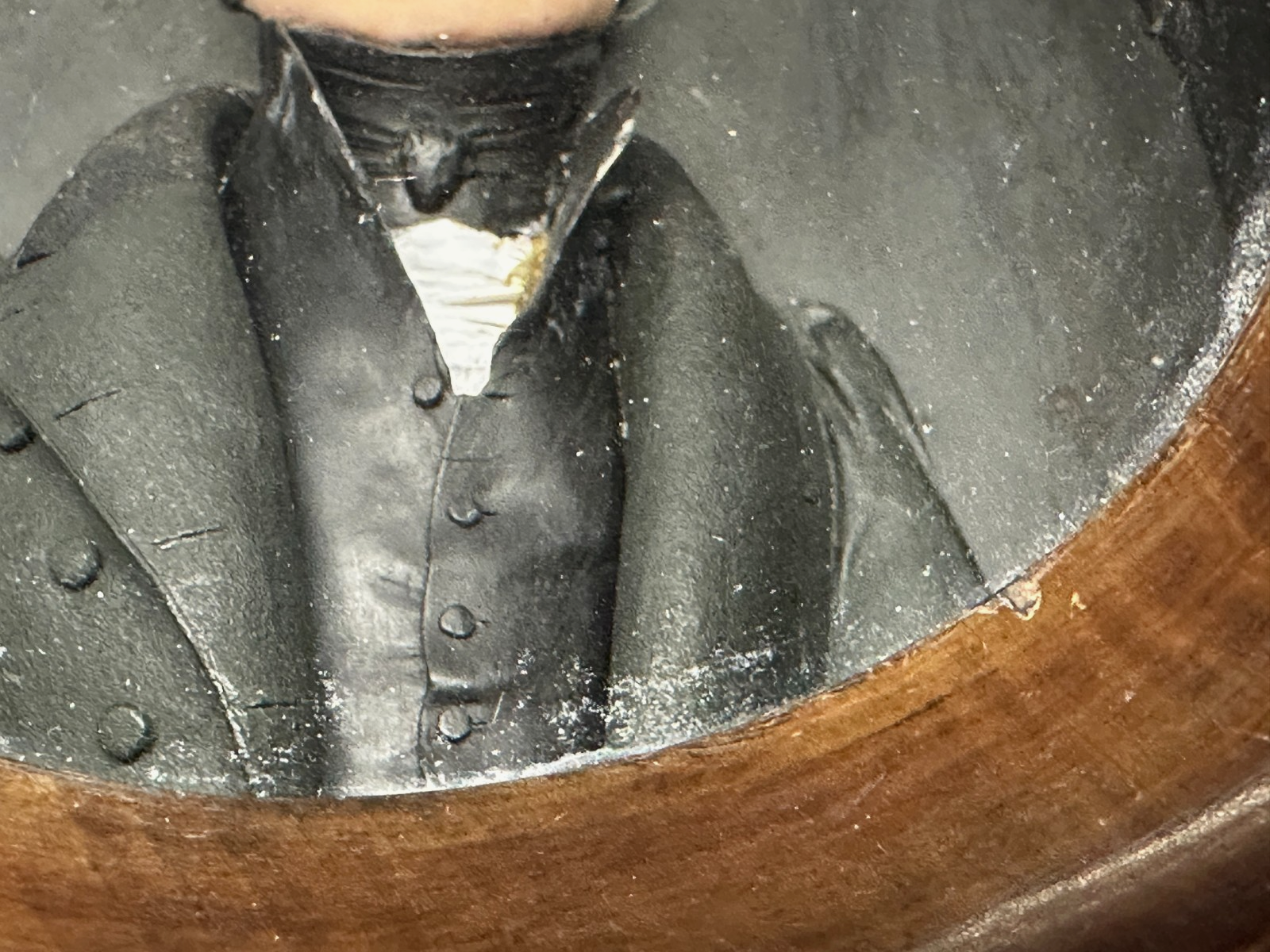 Seltene Wachs-Reliefbildnisse (Biedermeier) - Ehepaar Dörtenbach - Calw, um 18359