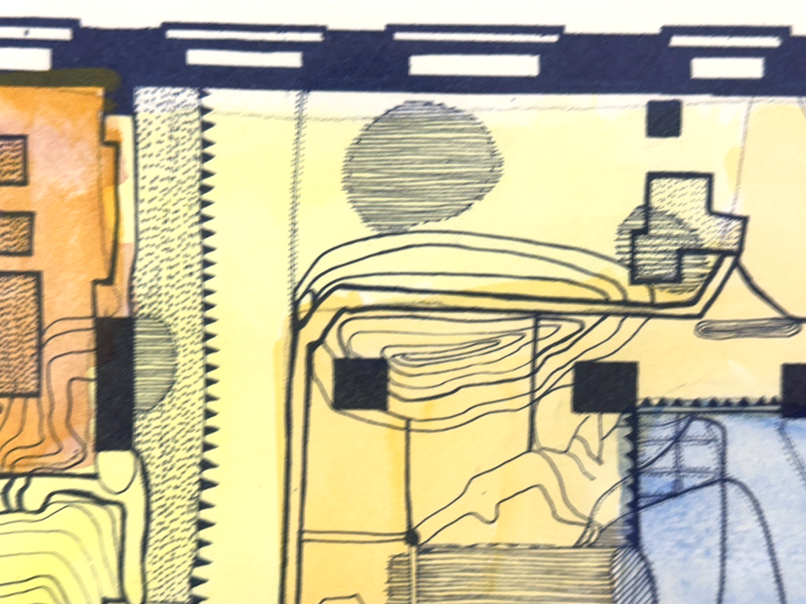Frauke Schlitz – „Mappa“, 2007 - kolorierte Lithografie - signiert & nummeriert10
