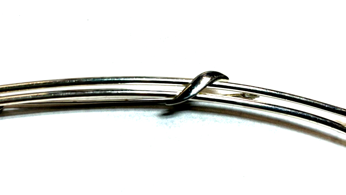K&L 925 Sterling mega große + moderne Design Anstecknadel 12,5 cm lang gepflegt8