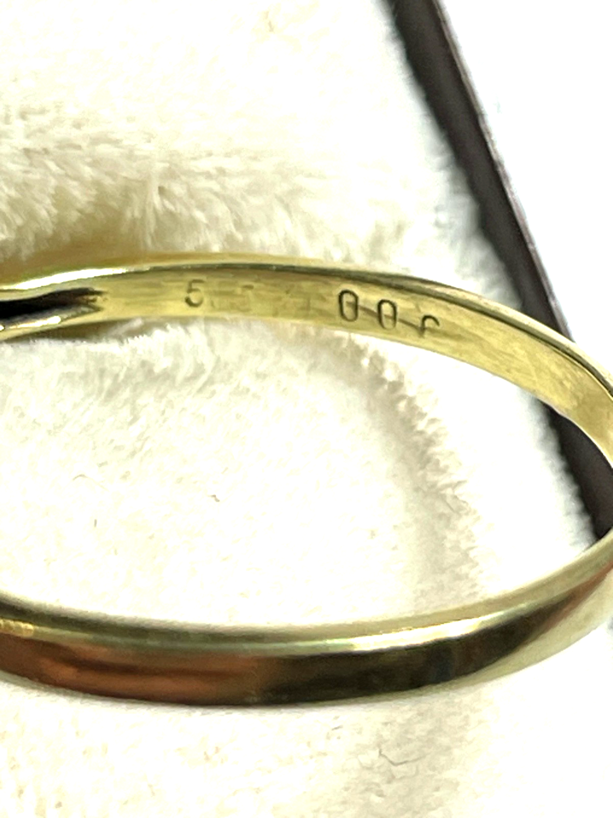 585 Gold 14 K Gelbgold Ring Südsee Perle Brillanten 0,06 ct Ø 18,5 mm RG 58 gepf8