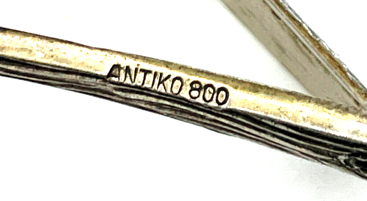 Antiko 800 Silber Rahmlöffel Sahnelöffel Hildesheimer Rose gepflegt 29,41 Gr.8