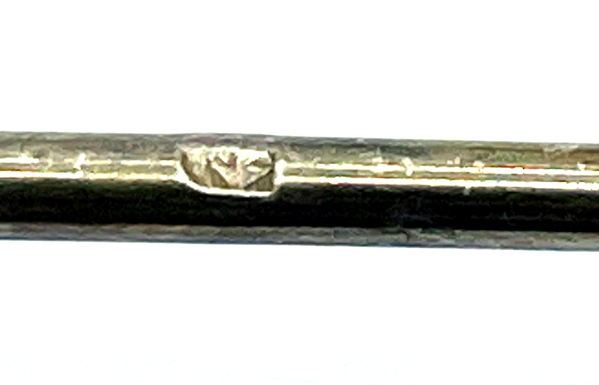 10 antik WMF Messerbänkchen Knife Rest versilbert um 1910 Straussenmarke 78 mm5