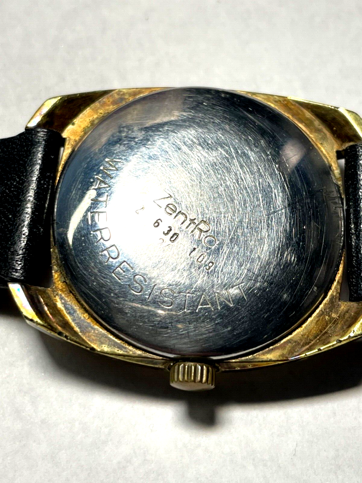 Gepflegte vintage ZENTRA 2000 Herrenuhr Handaufzug Herren Armbanduhr vergoldet9