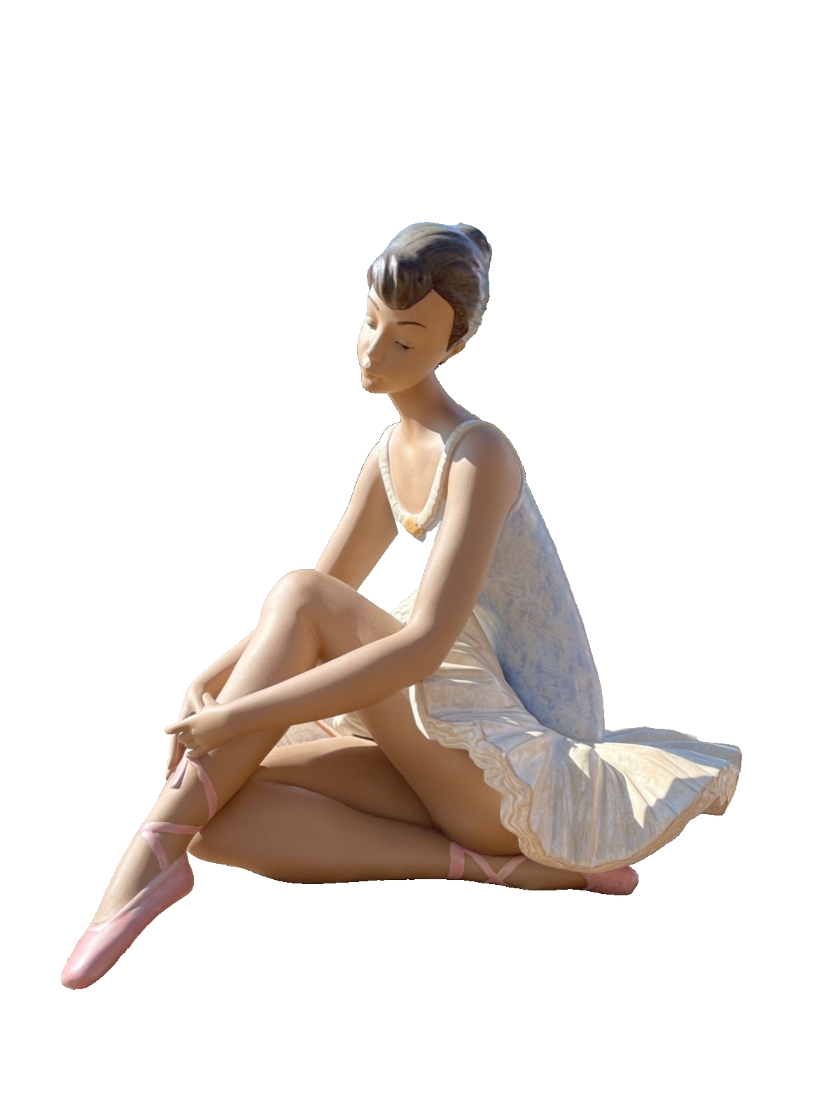 Große !!! Lladro Porzellan Figur Ballerina Ballett anmutige Tänzerin H 37 cm0