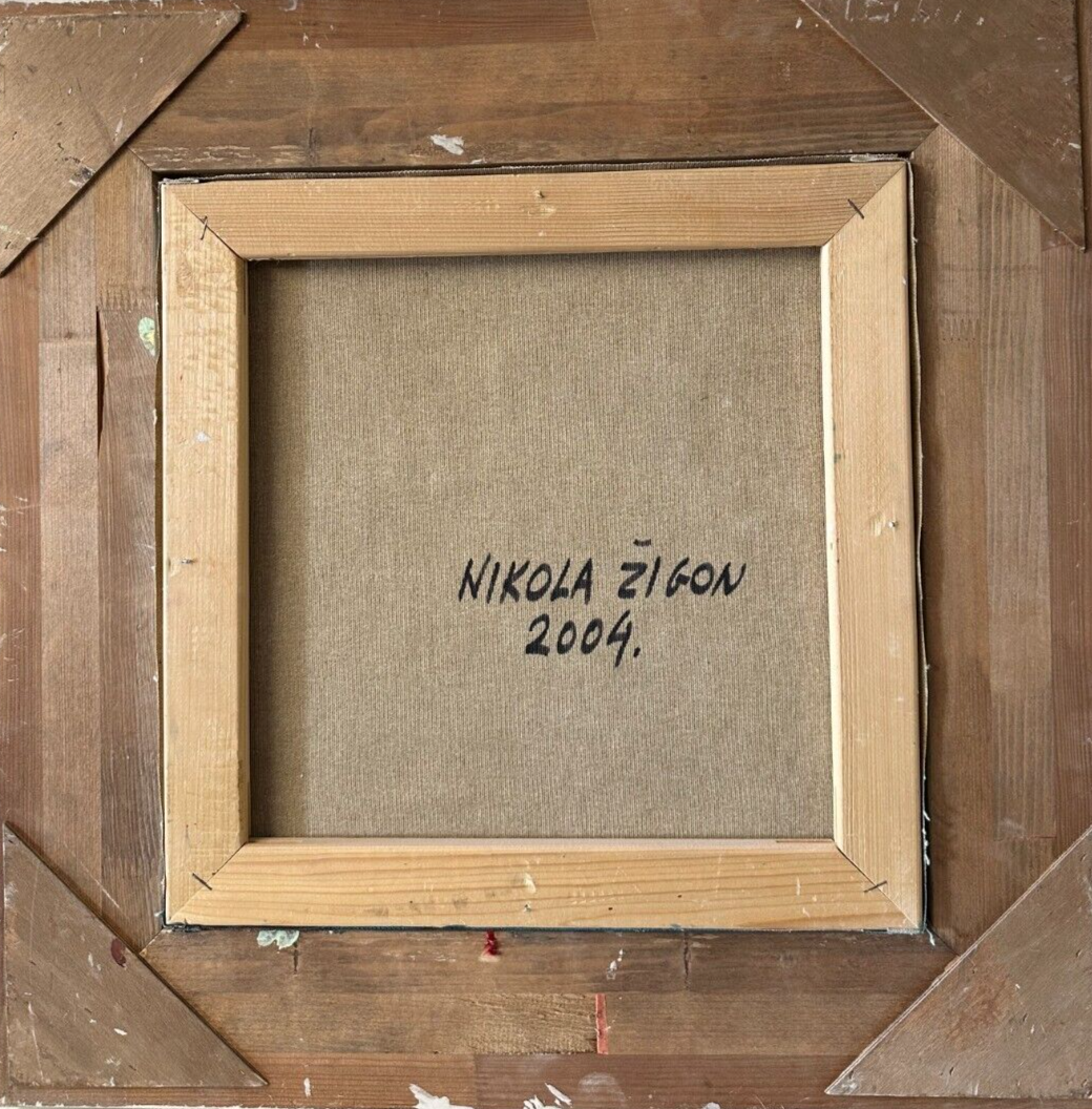 Nikola Zigon - Öl auf Leinwand Collage Mischtechnik - 2004 - gerahmt - signiert12