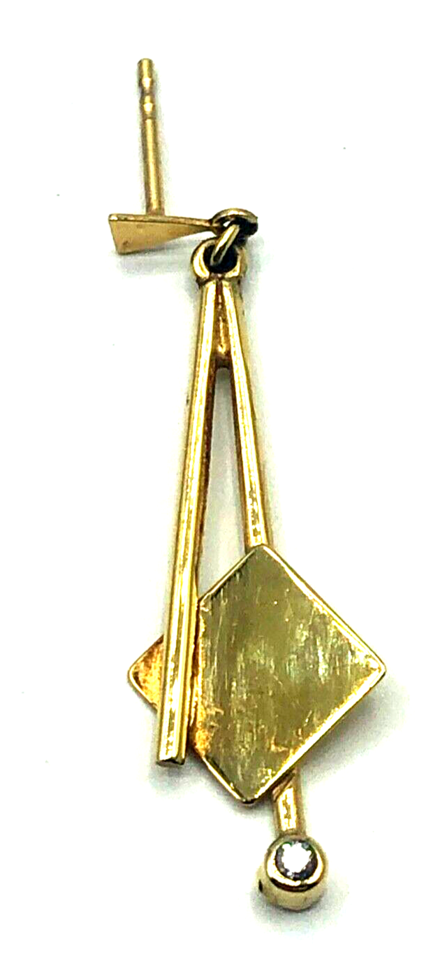 333 Gold 8 K Ohrringe Ohrhänger modern Design ohne Schrauben geprüft Echtgold3