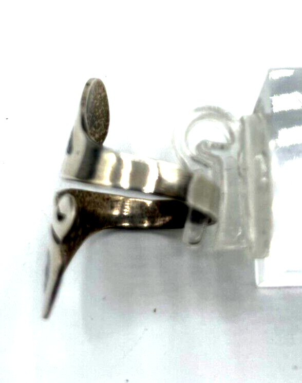 925 Silber Ring Taxco Mexiko Edelstein Mosaik Inlay Ø 17 mm RG 53 Handarbeit7