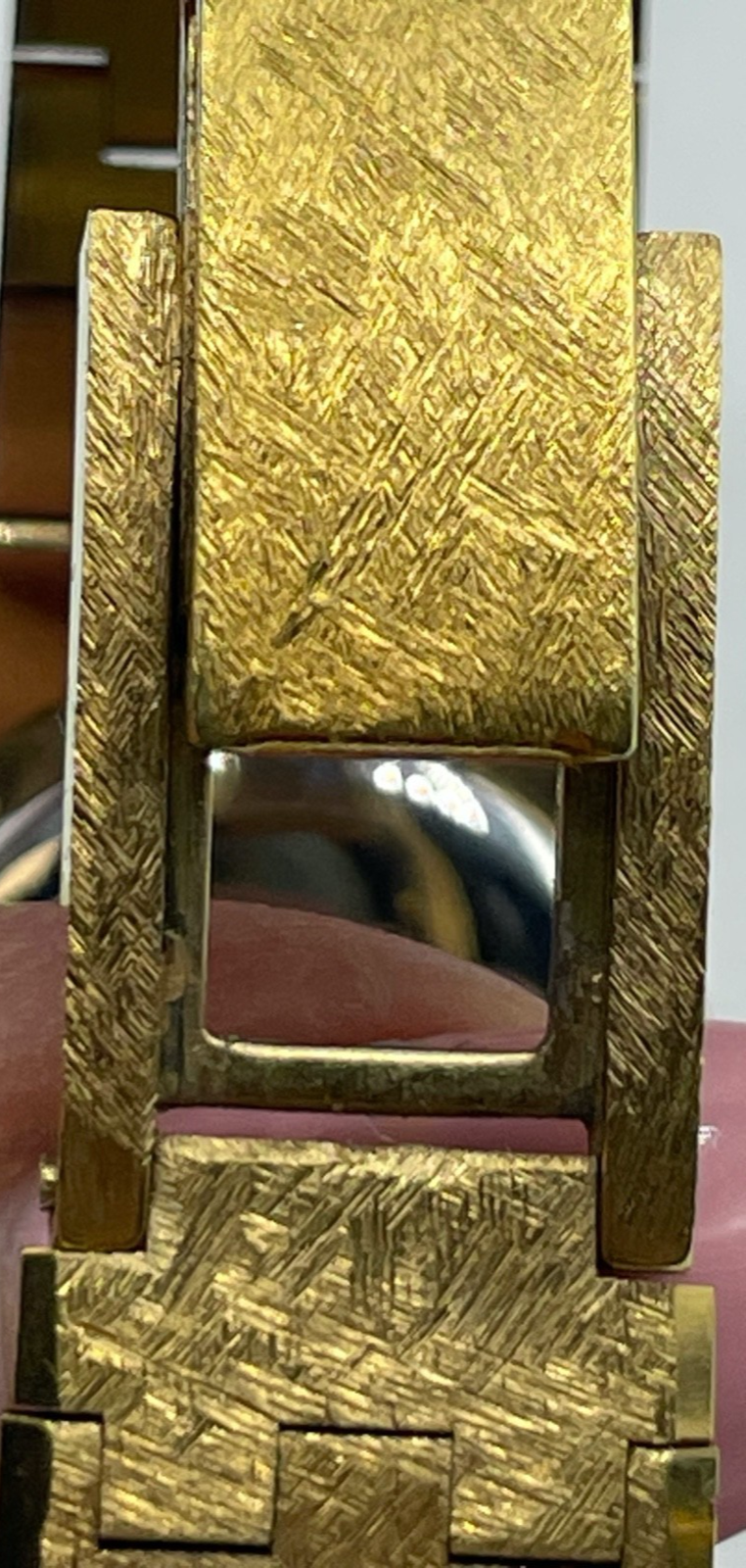 Vintage top gepflegt ELDOR Genéve Damen Armbanduhr Handaufzug Gold farbig 60er J9