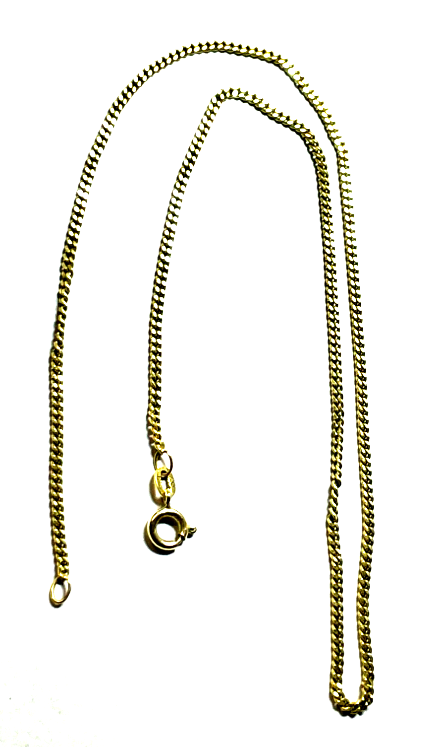 B &S 333 Gold 8 K Gelbgold Kette Panzerkette unisex L 38 cm B 1,2 mm gepfl.3