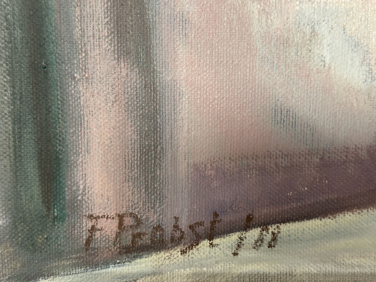 Franz Probst - Titel: In Venedig - Öl auf Leinw. sign. 1987 - sehr guter Zustand8