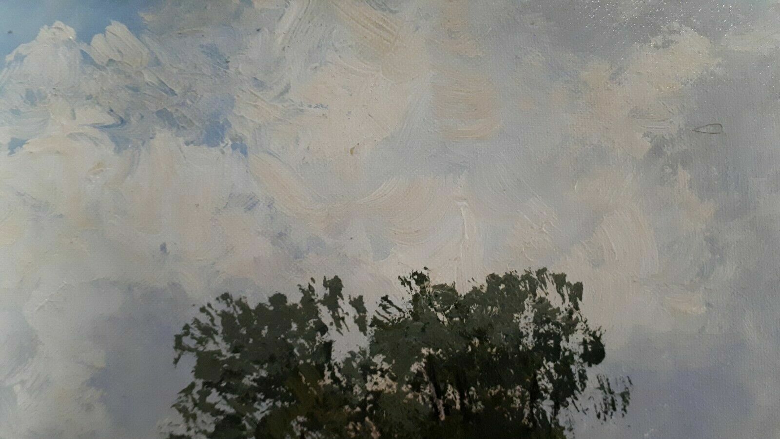Ölgemälde Randolf Wehn 1911 - 1987 Münchner Maler - Enten fütternd - 70 x 60cm5