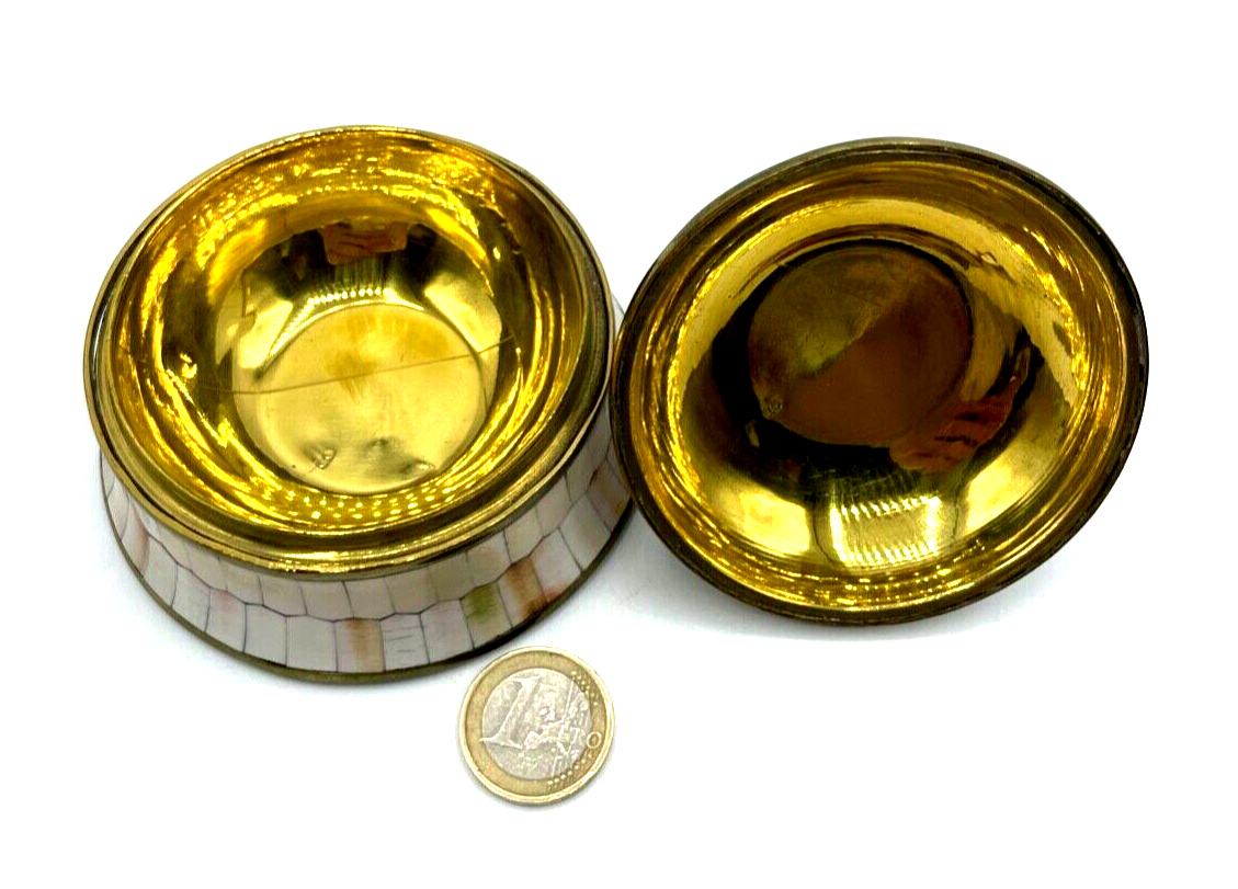 Ars Mundi Museum Replik Deckeldose Mogul-Dose feine Bein Elemente Handarbeit8