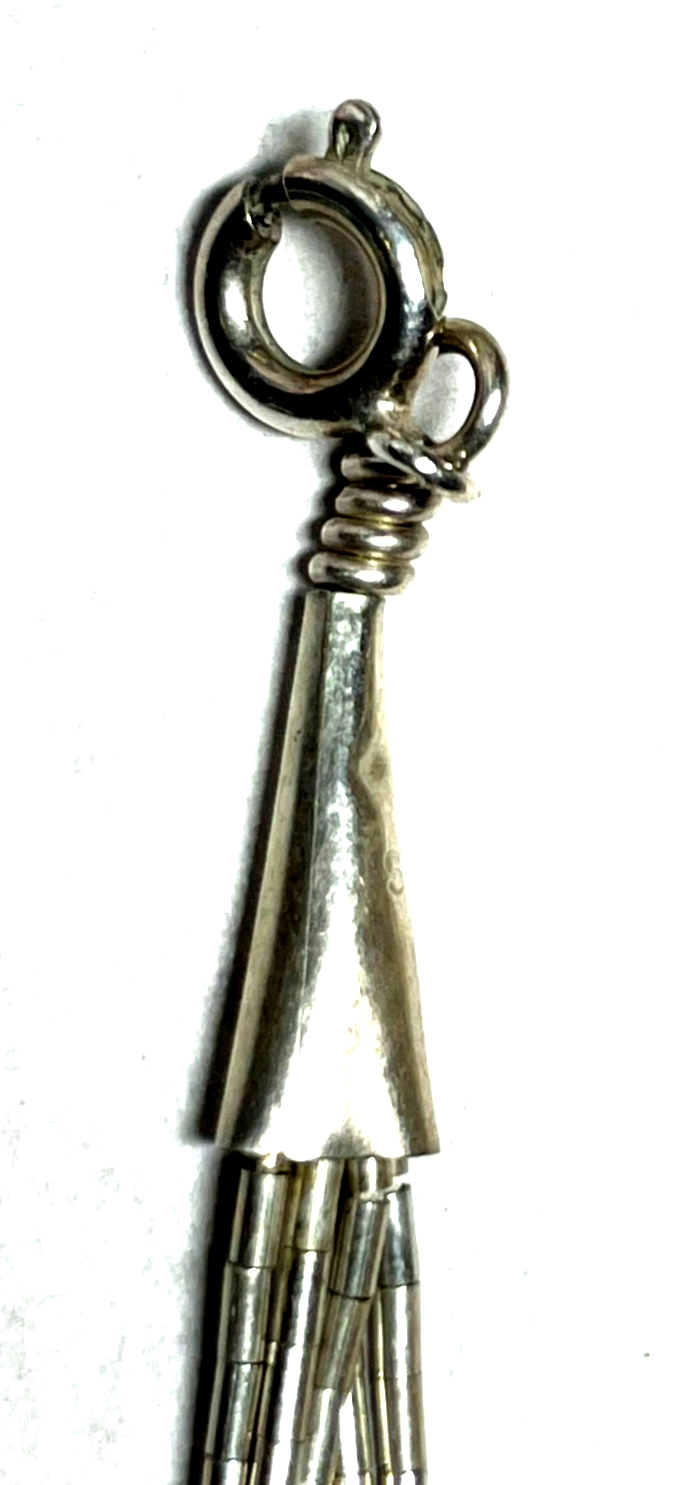 Zuni indianerschmuck Armband 925 Sterling + Türkis + Onyx unisex L 19 cm4