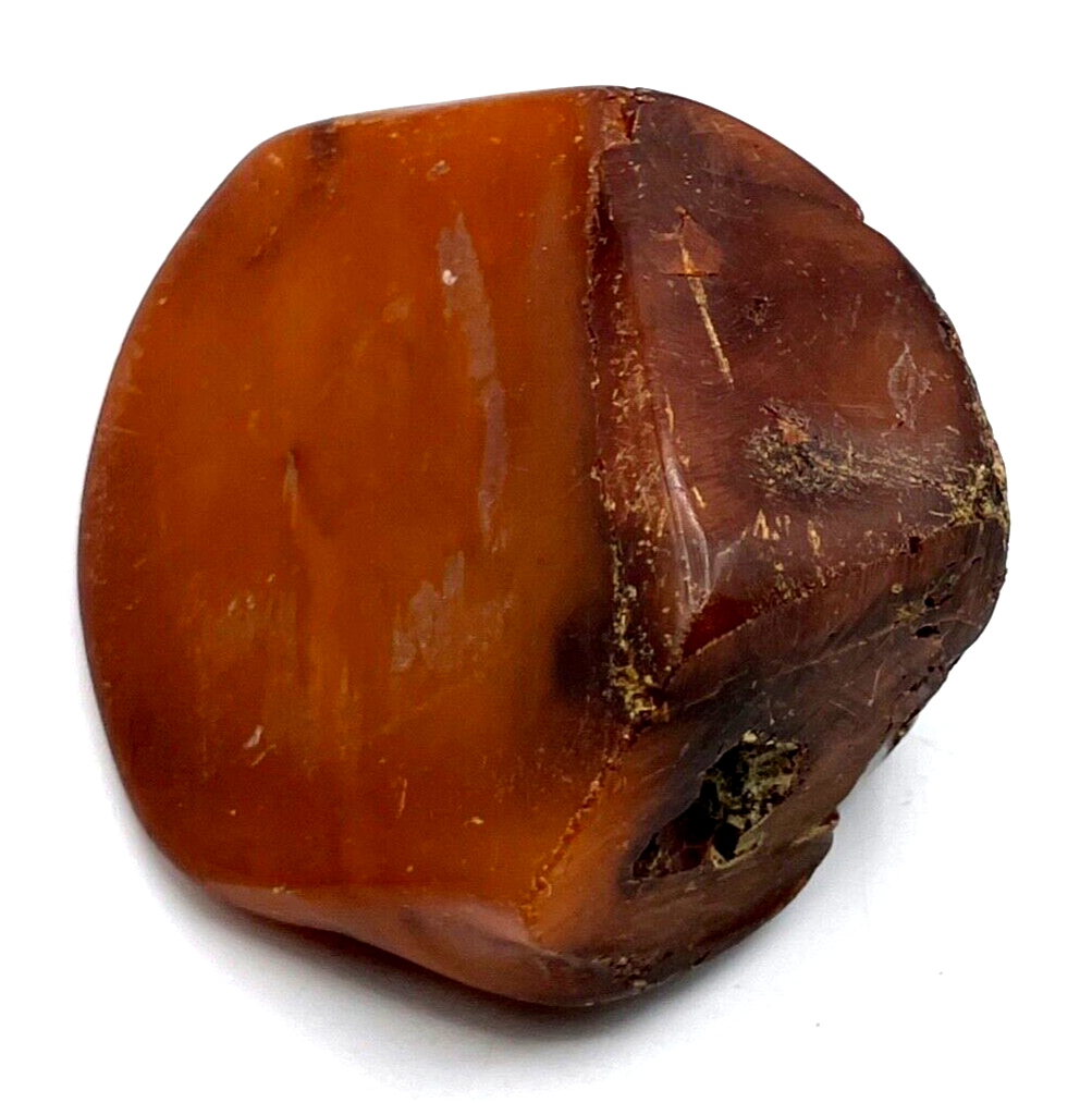 Großer Natur Bernstein Findling teilpoliert 82,88 Gramm Butterscotch light Amber5