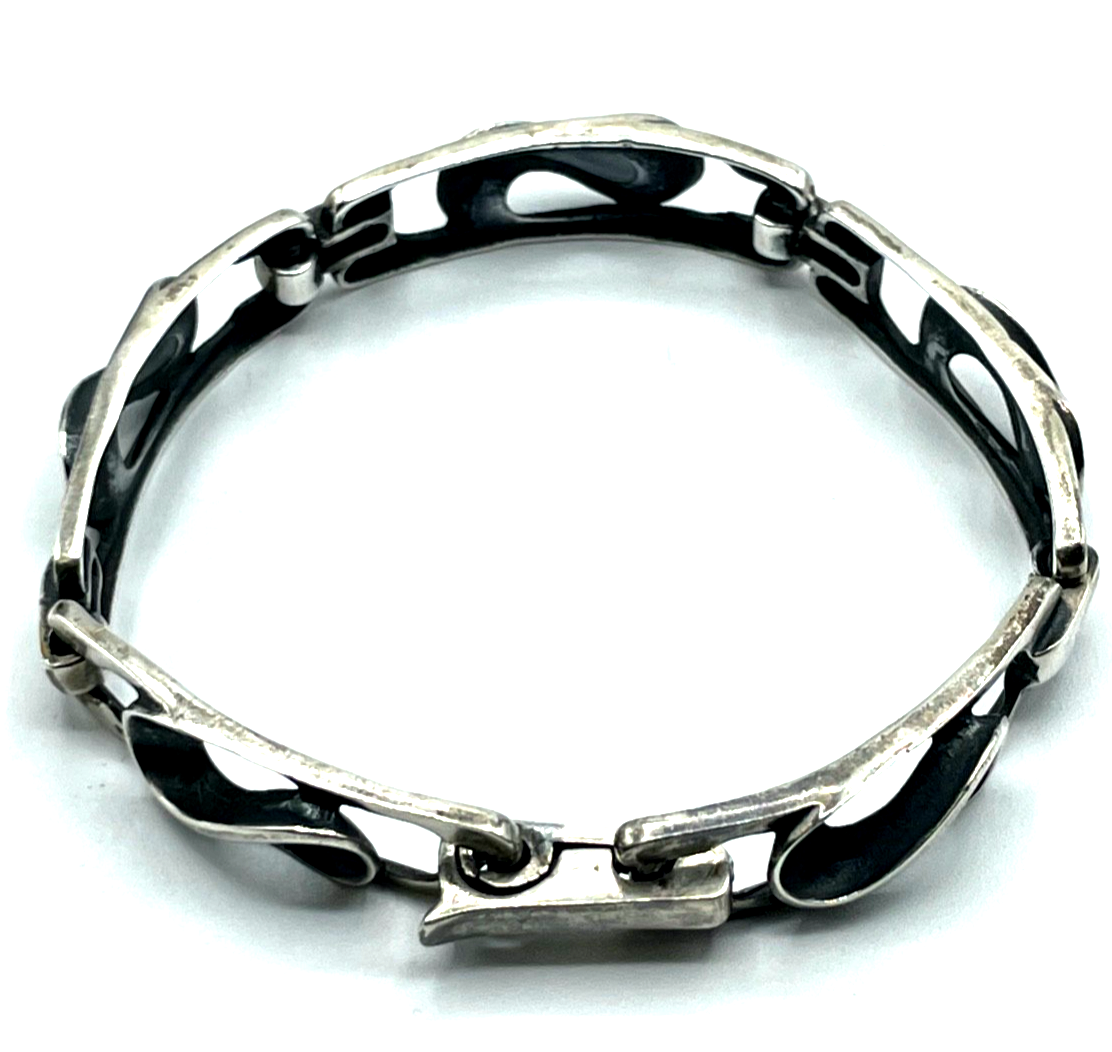 Sterling vintage Armband Silber 925 Ottaviani Italien Design unisex Modernist6
