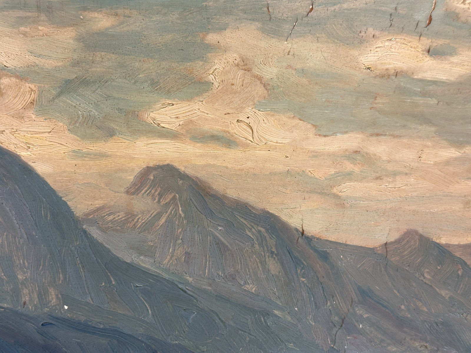 Max Werner (1928) - Ölbild Alpenlandschaft - signiert - Tirol Bayern - Öl auf Pl6