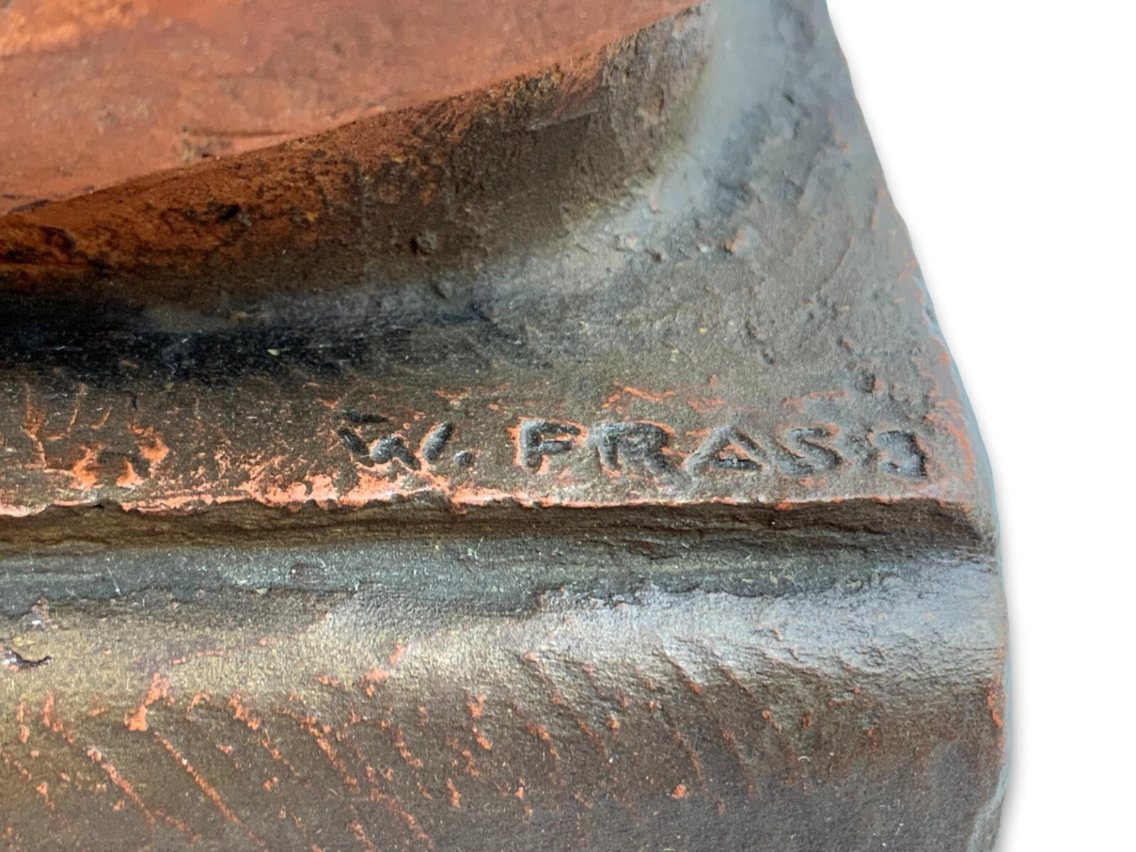 Wilhelm Frass 1886-1968 - Terrakotta Büste Skulptur - 'Michael 1948' - signiert14