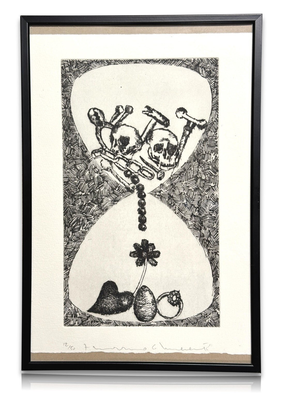 Francesco Clemente - Radierung aus der Serie 'The Tarots' - sign & nummeriert0