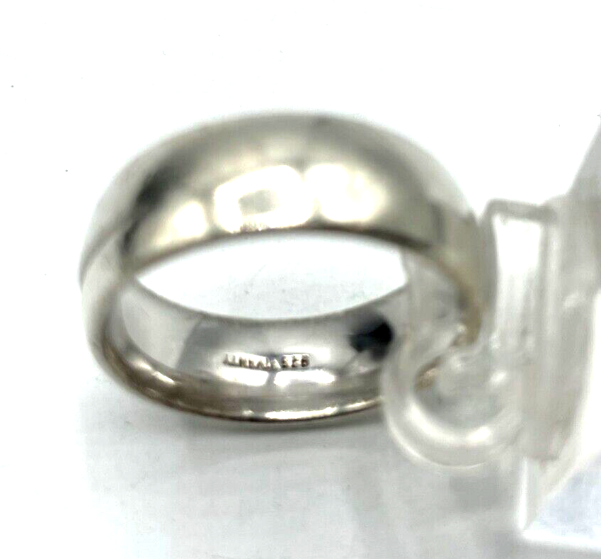Viventy Bernd Berger 925 Silber Ring Bandring Ø 20 mm RG 63 Handarbeit B 8 mm3