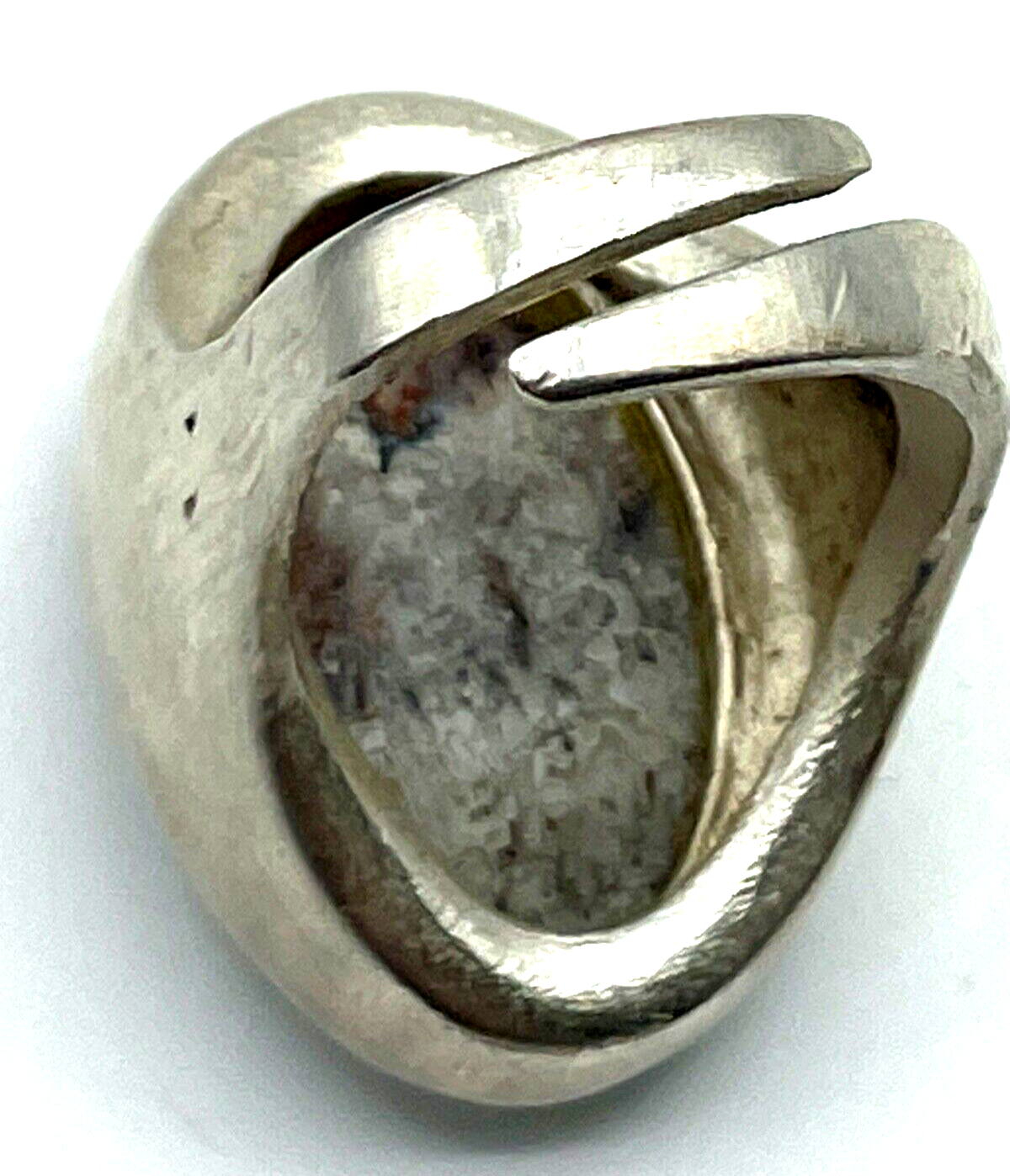 Vintage Designer Set 925 Silber Ring + Anhänger Jaspis massiv Handarbeit5