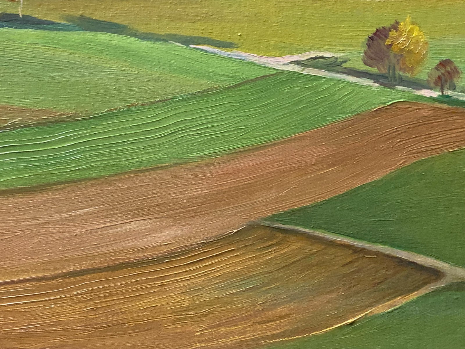 Fritz Mader 1900-1998 - Alblandschaft - Öl auf LWD auf FP  ungerahmt - signiert4