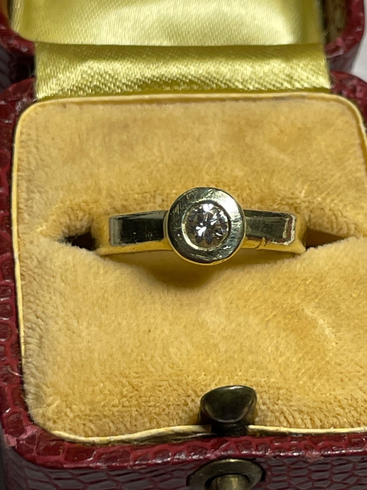 585 Gold 14 K Ring Solitär Brillant 0,5ct. unisex solide Juwelier Qualität RG 561
