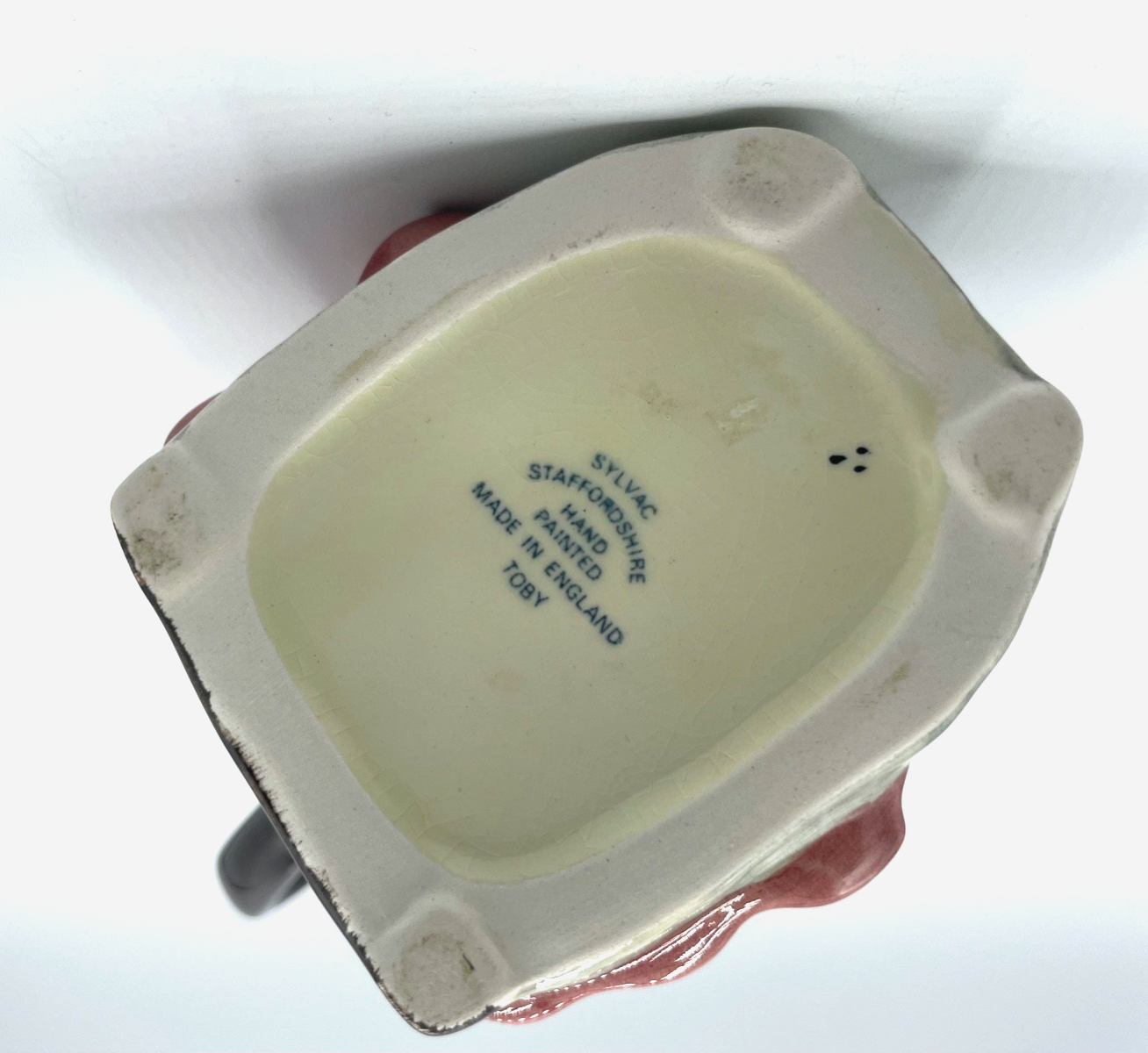 Vintage Dekorative Figuren Tasse Becher Charakter Mug Krug England Sylvac Squire7